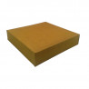 Boîte pâtissière carton kraft brun 32 x 32 x 5 cm x 50 unités