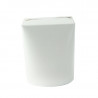 Pot carton blanc base ronde fermeture à fente 450 ml Diam: 8 cm 8 x 8,5 x 9,3 cm x 50 unités