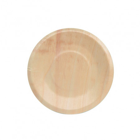 Assiette ronde en bois "Scandinavie" Diam: 15 cm 15 x 0,7 cm x 20 unités