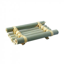 Radeau tube bambou "Nikko" 8 x 5 cm x 20 unités
