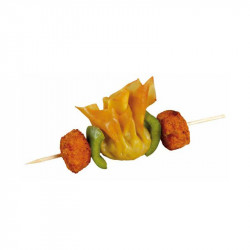 Brochette bois ronde 15 cm x 200 unités