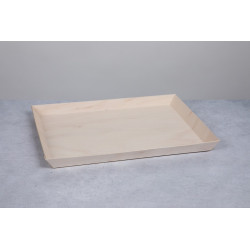 Plateau rectangulaire en bois "Samouraï" 27,4 x 38 x 3 cm x 50 unités