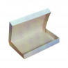 Boîte plateau lunch carton blanc 32 x 42 x 6 cm x 25 unités