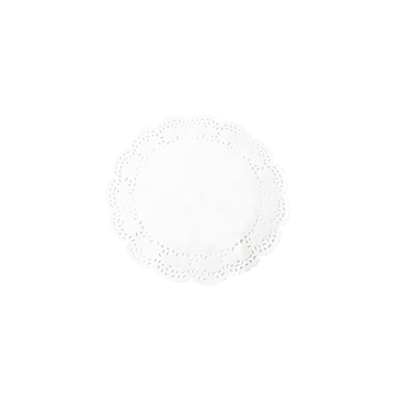 Dentelle papier blanc ovale 16,4 x 23 cm x 250 unités