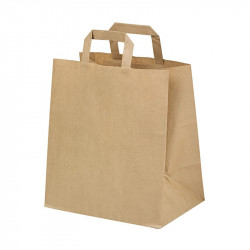 Sac cabas papier kraft brun...