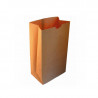 Sac SOS papier kraft brun recyclé 18 x 11 x 35 cm x 500 unités
