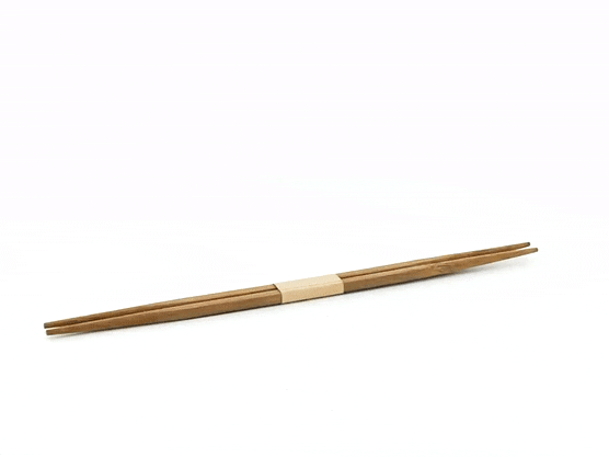 100pcs - Baguette bambou emballée par paire - 24 cm