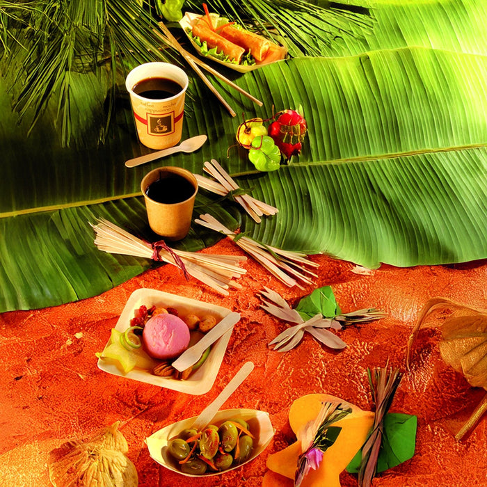 100pcs - Baguette bambou emballée par paire - 24 cm