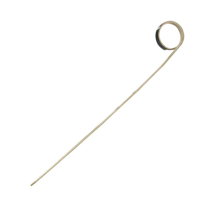 100pcs - Pique bambou noir "Joyo" rond - 18 cm
