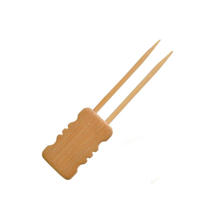 24pcs - Pique bambou double "Mbola" - 10 cm