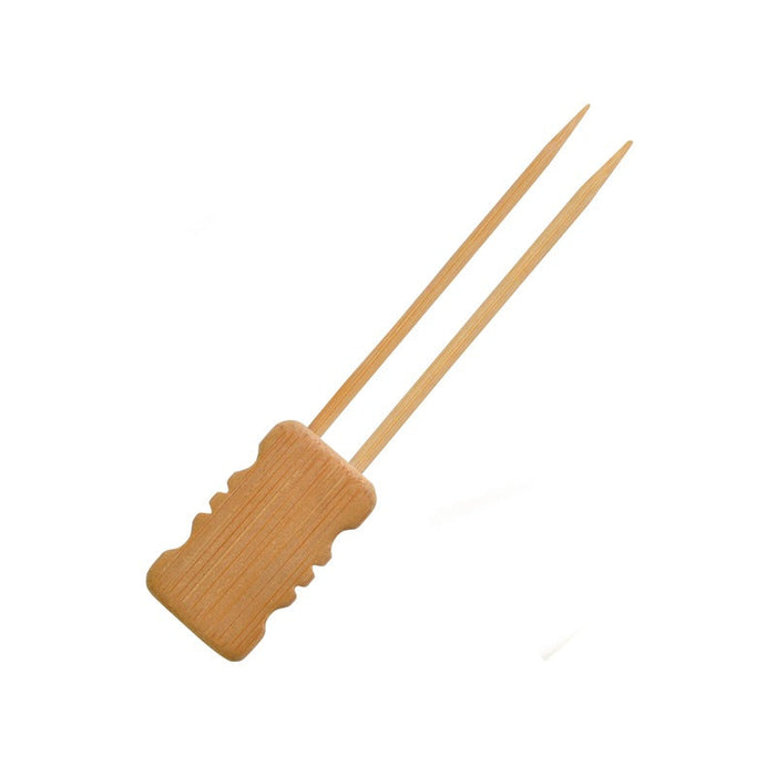 24pcs - Pique bambou double "Mbola" - 15 cm