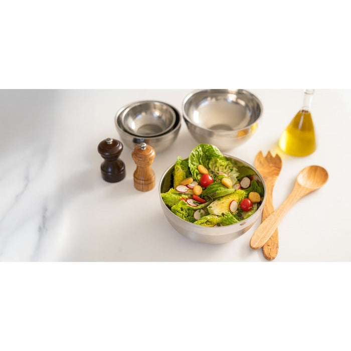 50pcs - Set de 2 couverts à service bambou - 25 cm