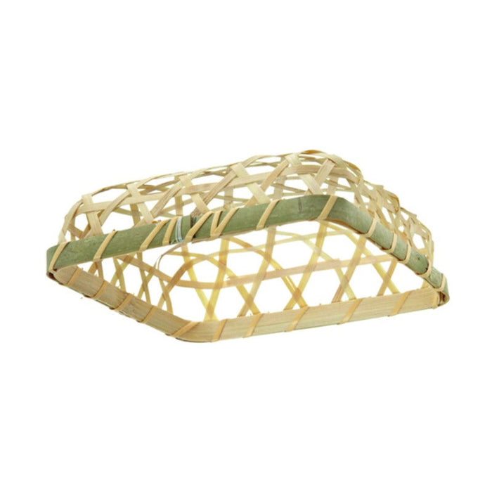 20pcs - Socle bambou tressé pour cônes carrés - 13 cm x 13 cm