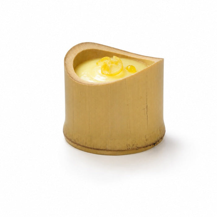 20pcs - Demi-tube bambou "Tamago" - 37 ml - Ø 5,5 cm - H 4,2 cm