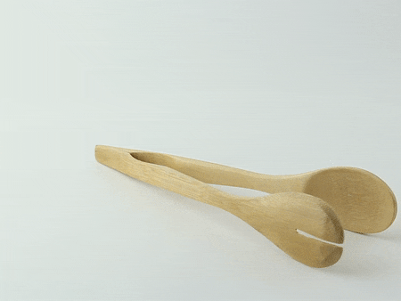 50pcs - 25cm - Pince de service bambou