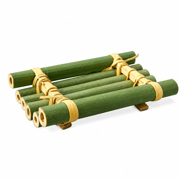20pcs - Radeau tube bambou "Nikko" - 8 cm x 5 cm