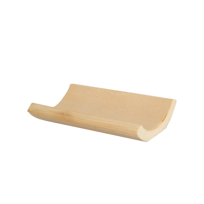 10pcs - 10x4cm - Mini plat bambou lisse "Yaki"