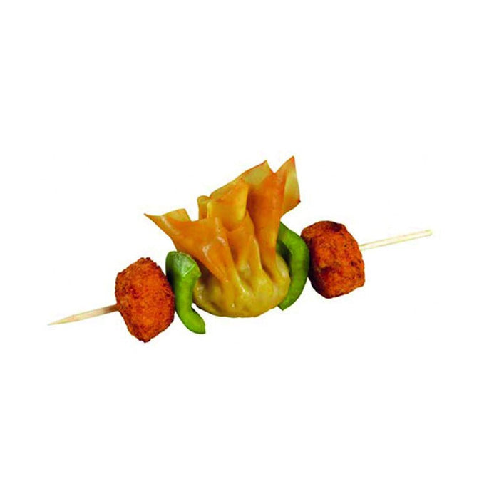 200pcs - 15cm - Brochette bois ronde