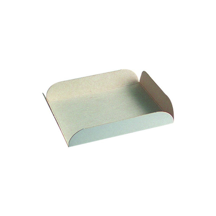 250pcs - Carré rainé carton blanc - 15 cm x 15 cm x 2 cm