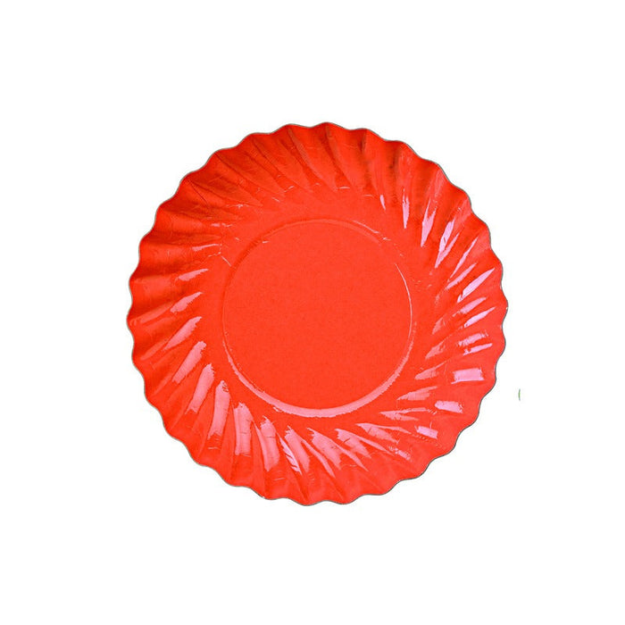 200pcs - Coupelle carton double face orange/citron - Ø 9 cm