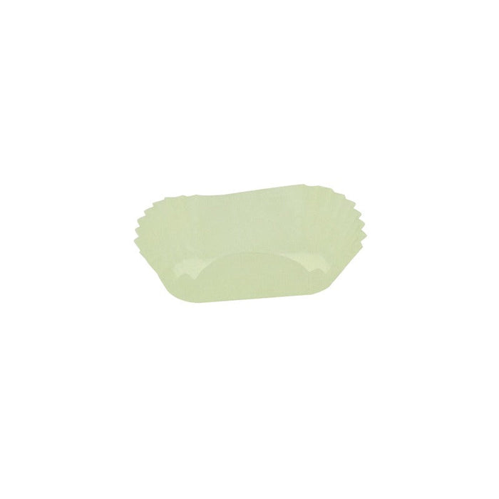 1000pcs - 4x1,5x1,5cm - Caissette de cuisson ovale blanche en papier ingraissable