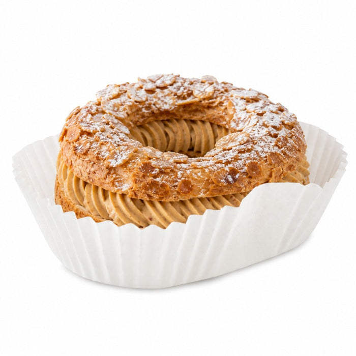 100pcs - Caissette de cuisson ovale blanche en papier siliconé - 14,5 cm x 11,5 cm x 3,5 cm