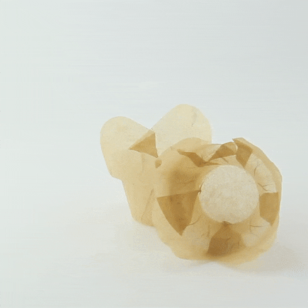 100pcs - Caissette de cuisson lotus en papier brun siliconé - Ø base 4,5 cm - H 7,2 cm