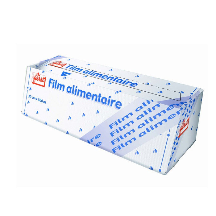 6pcs - 45cm x 300m - Film alimentaire PVC en boîte distributrice