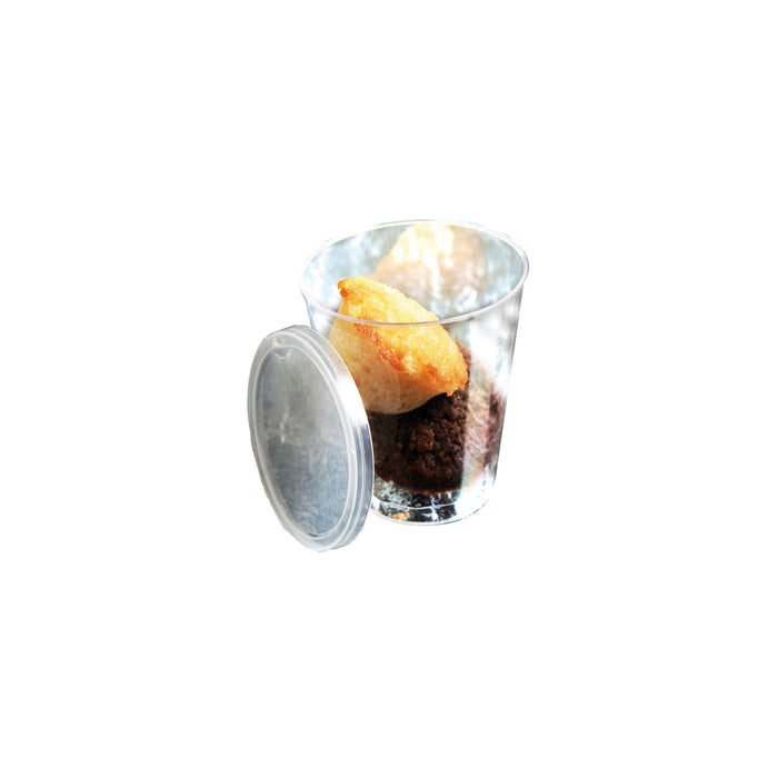 1000pcs - Couvercle PP translucide "Bodega" - Ø 4,7 cm - Compatible avec 209MB53D