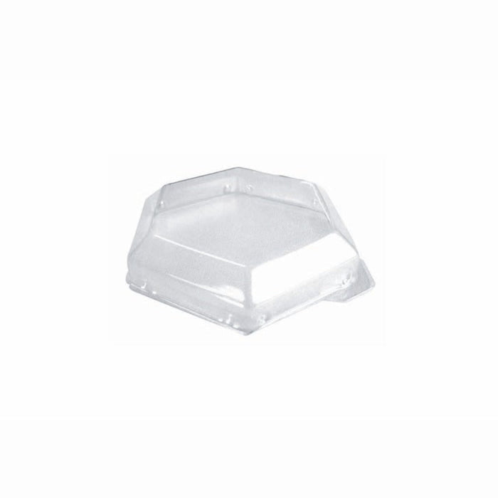 100pcs - 10x5x2,7cm - Couvercle PET transparent "Deva" - Compatible avec 209MBDEVA1