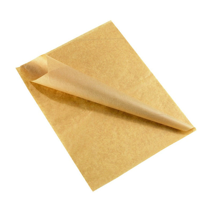 1pc - Papier alimentaire brun ingraissable (10kg) - 25 cm x 32 cm