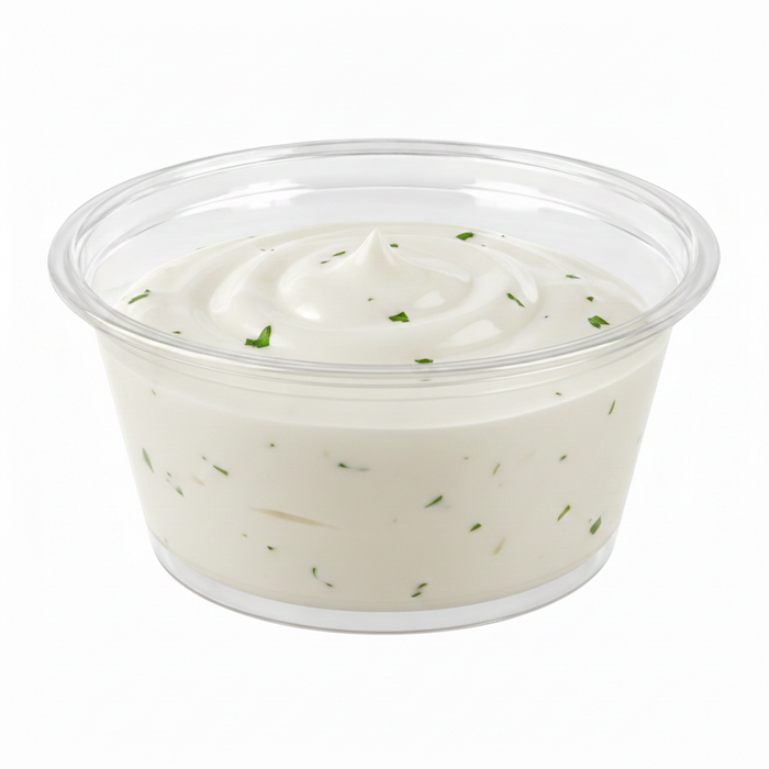 125pcs - Pot à sauce rond en plastique PET transparent - 60 ml - Ø 6,2 cm - H 3,2 cm