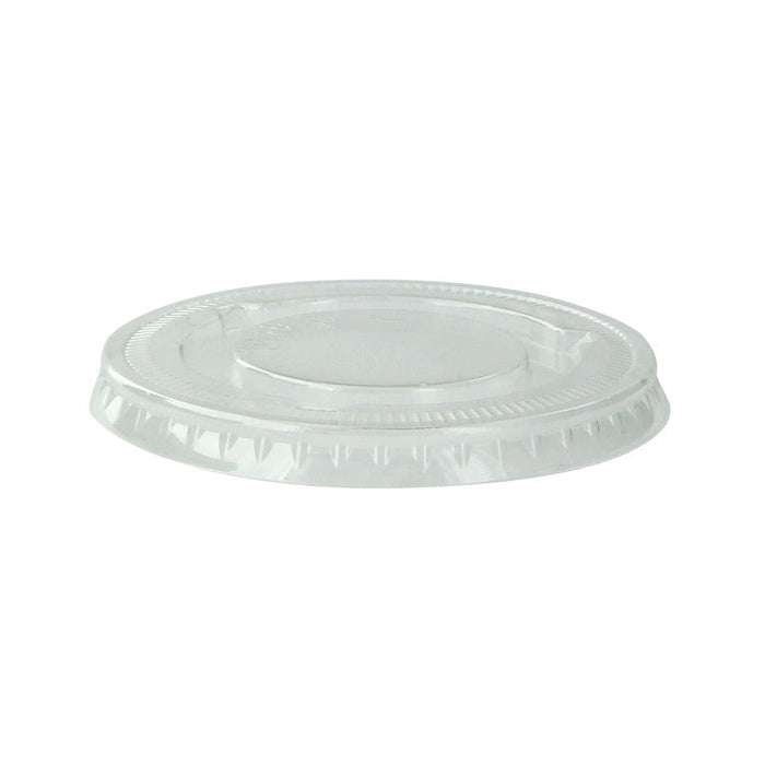 125pcs - Couvercle PET transparent plat - Ø 6,1 cm