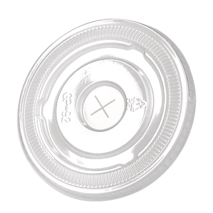 100pcs - Couvercle PET transparent plat - Ø 7,9 cm - Compatible avec 210POC151N, 209POPET7, 210GCSP9, 210GPU8, 210POB151