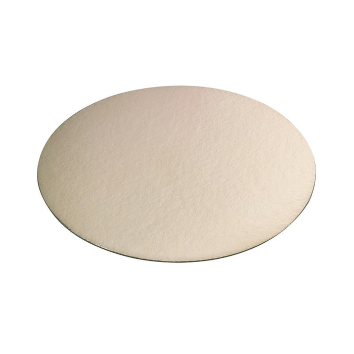 100pcs - Rond carton double face or/noir - Ø 18 cm