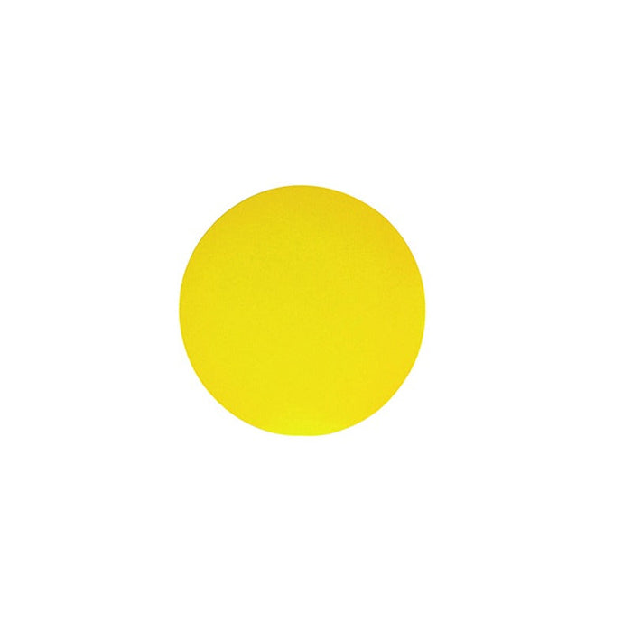 100pcs - Rond carton double face orange/citron - Ø 22 cm
