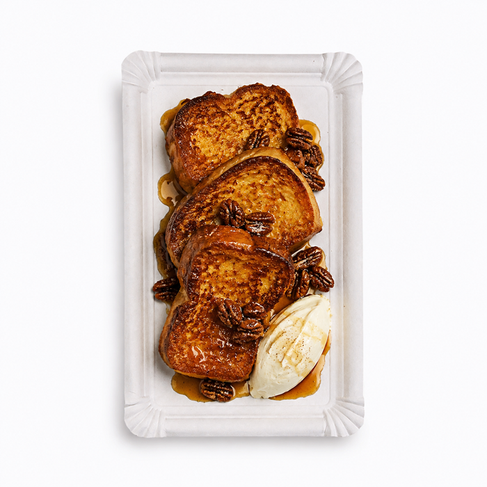 250pcs - 33x19cm - Assiette rectangulaire blanche en carton recyclé