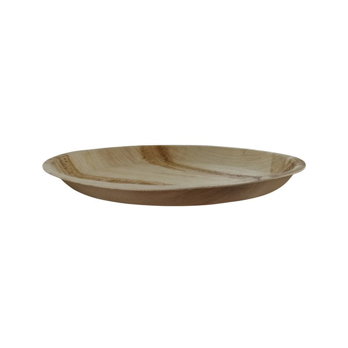 25pcs - Assiette ronde en palmier - Ø 30 cm - H 2,5 cm