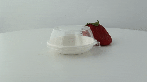 50pcs - Couvercle PET transparent - Ø 7,2 cm - Compatible avec 210APU75, 210APU75F, 210GPU140, 210GPU140F