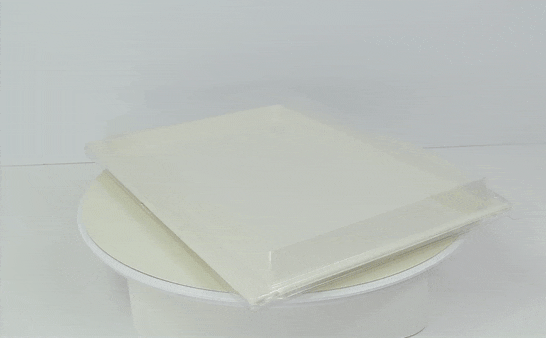 10pcs - Couvercle PET transparent plat - 38 cm x 28 cm x 4 cm
