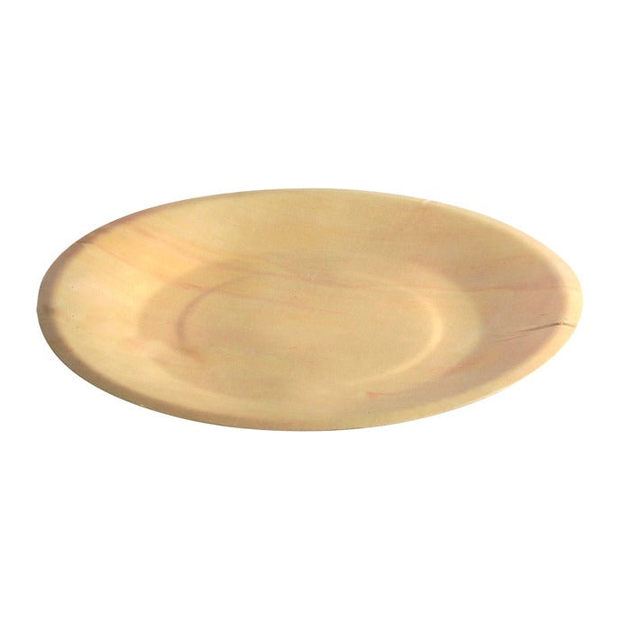 10pcs - Assiette ronde en bois "Scandinavie" - Ø 21 cm