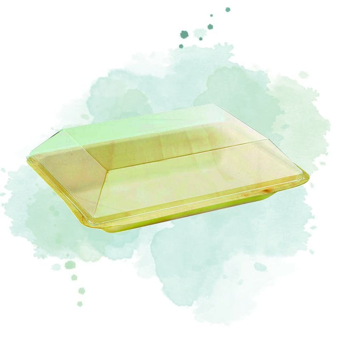 500pcs - Couvercle PET transparent "Scandinavie" - 19 cm x 14 cm x 2 cm - Compatible avec 210BBA1914, 210BBA191418