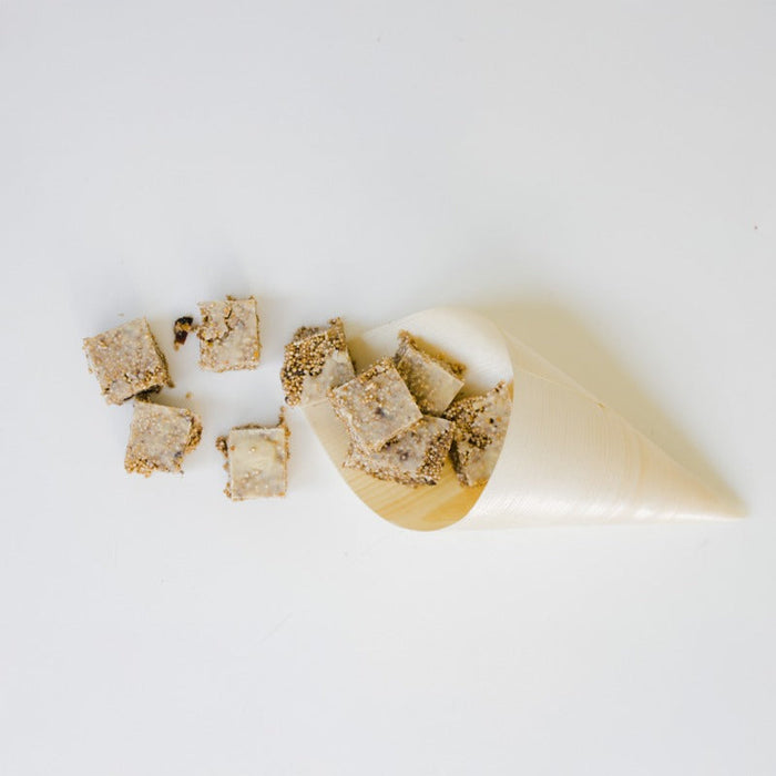 100pcs - Cône en bois - Ø 5 cm - H 12,5 cm
