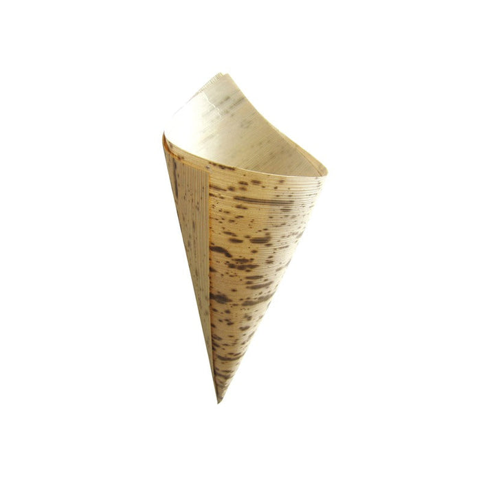 100pcs - Cône en feuille de bambou - 44 ml - Ø 6 cm - H 12,5 cm