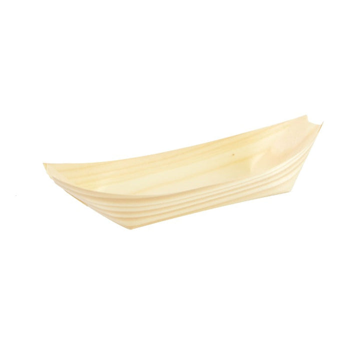 50pcs - 17x8,8x2cm - Barquette bateau en bois