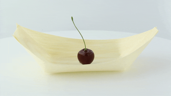 50pcs - Barquette bateau en bois - 21,5 cm x 10,8 cm x 3 cm
