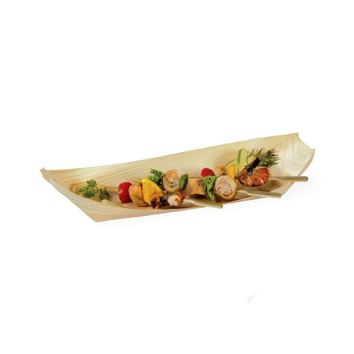 2000pcs - Barquette bateau en bois - 30 cm x 12 cm x 5 cm