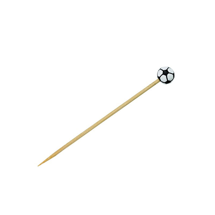 100pcs - Pique bambou décor football américain - 12 cm