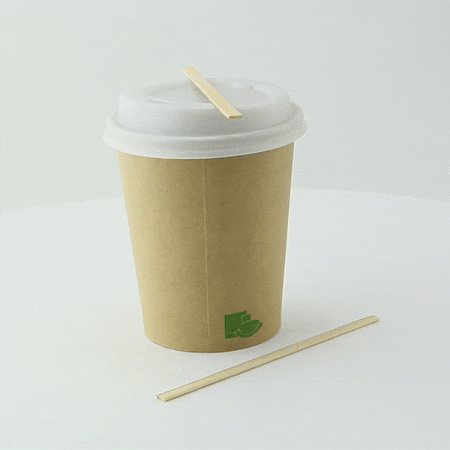 1000pcs - Spatule à café bambou - 11 cm