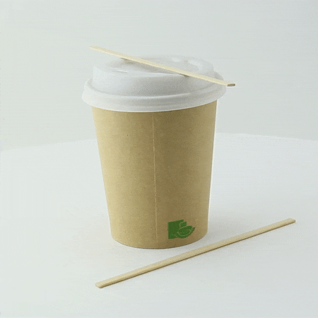 1000pcs - Spatule à café bambou - 14 cm